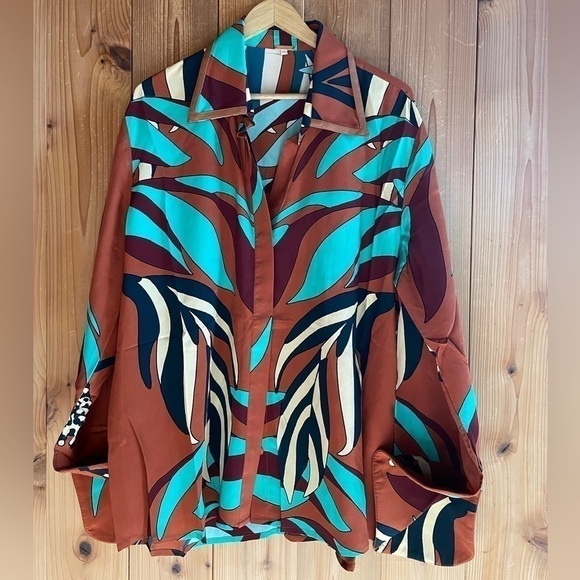 Johanna Ortiz Luz de Alma Shirt sz 12 Runway fall 2023 - Picture 8 of 15